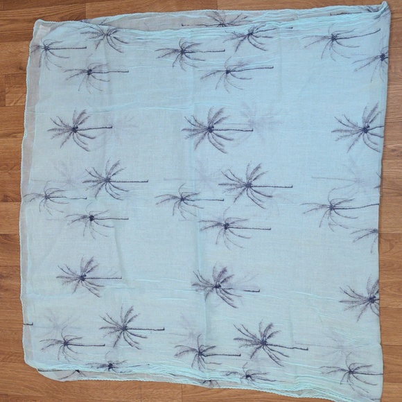 Beck Sondergaard Sheer Palm Tree Scarf - Picture 6 of 6